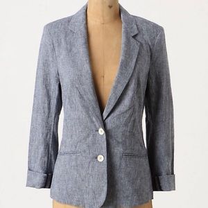 Chambray blazer